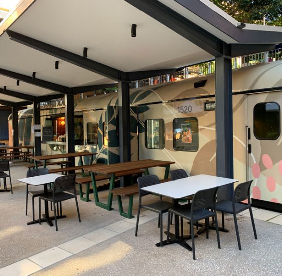 Cafe Fitout Lighting — Electrical, Data & Communications in Capalaba, QLD